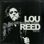 Front View : Lou Reed - LIVE IN NEW YORK 1972 (LP) - Zyx Music / ZYX 20876-1