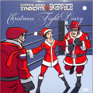 Front View : Skarface vs. Suspense Heroes Syndicate - CHRISTMAS FIGHT DIARY (LTD OPAQUE 7 INCH + MP3) - Sunny Bastards / SB EPLT