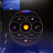 Front View : Coldplay - MUSIC OF THE SPHERES (MARBLED LP - Splattered Recycled Vinyl) - Parlophone / 9029666696