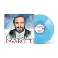 Front View : Luciano Pavarotti - CHRISTMAS WITH PAVAROTTI (blue LP) - Decca / 002894854821