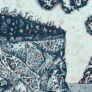 Front View : Caldera - LAST TRANSMISSIONS FROM JEVVERS (WHITE VINYL) - Dans Records / DANS003