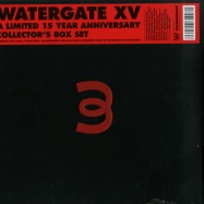 Front View : Various Artists - WATERGATE XV (15 YEARS WATERGATE ) (LTD BOX SET 5X12 INCH,2 CD, BOOK, 2FREE ENTRY) - Watergate Records / WG023X