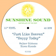 Front View : Walter Gibbons Disco Blends - JUST LIKE HEAVEN / HAPPY TODAY (10 INCH) - Sunshine Sound / W10003 / W10033 / W10034