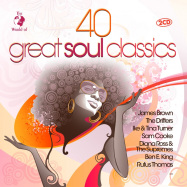 Front View : Diana Ross, Drifters, The-Brown, James - 40 GREAT SOUL CLASSICS (2CD) - Zyx Music / MUS 81360-2