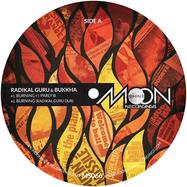 Front View : Radikal Guru & Bukkha - BURNING (BLACK VINYL) - Moonshine Recordings / MS066