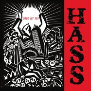 Front View : Hass - LIEBE IST TOT (RED VINYL) (LP) - Sterbt Alle Records / 30089