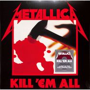 Front View : Metallica - KILL EM ALL (LTD. REM. 2016, RED BLUE VINYL) (LP) - Mercury / 5572224