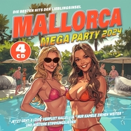 Front View : Various - MALLORCA MEGA PARTY 2024 (4CD) - Recordjet / 2998130REJ