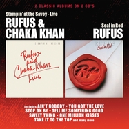 Front View : Rufus & Chaka Khan - STOMPIN AT THE SAVOY / SEAL IN RED (2CD) - Cherry Red Records / 2995802CYR