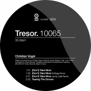 Front View : Christian Vogel - (DONT) TAKE MORE - Tresor / TRESOR10065