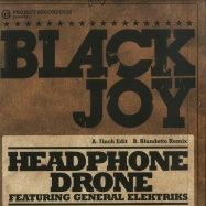 Front View : Blackjoy - HEADPHONE DRONE (7 INCH) - Project Recordings / PRO010