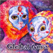 Front View : Various Artists - 10 YEARS OF GLOBAL AURA (PURPLE MARBLED VINYL) - Global Aura Records / GLOBAL005