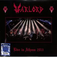 Front View : Warlord - LIVE IN ATHENS (SPLATTER 2-VINYL) (2LP) - High Roller Records / HRR 859LPSP