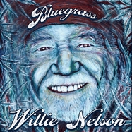 Front View : Willie Nelson - BLUEGRASS / VINYL MARBLED: BLUE IN CLEAR COLOUR (LP) - Sony Music Catalog / 19658816581