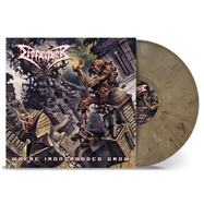 Front View : Dismember - WHERE IRONCROSSES GROW (LTD.LP / SAND MARBLED VINYL) - Nuclear Blast / NBA6861-1