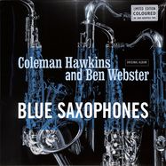 Front View : Ben Webster Coleman Hawkins - BLUE SAXOPHONES (Cool Blue LP) - Vinyl Passion / VPL90069