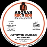 Front View : The Moments / The Rimshots - JUST HAVING YOUR LOVE / DO WHAT YOU FEEL PT 1 - Anorax Records / A008