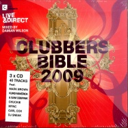 Front View : Live & Direct mixed by Damian Wilson - CLUBBERS BIBLE 2009 (3XCD) - Cr2 / CDC2LD012