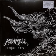 Front View : Asinhell - IMPII HORA (CRIMSON RED MARBLED) (LP) - Sony Music-Metal Blade / 03984160587