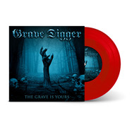 Front View : Grave Digger - THE GRAVE IS YOURS (LTD. TRANSPARENT RED 7INCH) - Roar! Rock Of Angels Records Ike / ROAR 4683SI