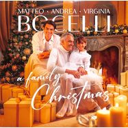 Front View : Andrea Bocelli,Matteo/Bocelli,Virginia / Feliciano,Jose/Martin,Hugh/John Lennon - A FAMILY CHRISTMAS (LTD. GOLD VINYL) (LP) - Decca / 4828037