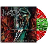 Front View : Incantation - ONWARD TO GOLGOTHA (LP) (THREE COLOR STRIPE WITH SPLATTER) - Relapse Records / 781676556212