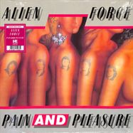 Front View : Alien Force - PAIN AND PLEASURE (NEON PINK VINYL) (LP) - High Roller Records / HRR 887LPP
