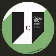 Front View : Steve Bug & Herve Solar - NO FAITH, NO DREAMS (JUERGEN KIRSCH REMIX / GREEN SPLATTER) - Sublease Music / slm044G