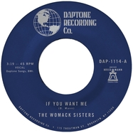 Front View : The Womack Sisters - IF YOU WANT ME / I JUST DON T WANT YOU (TO SAY...) (7 INCH) (BLACK VINYL) - DAPTONE RECORDS / DAP1114