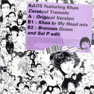 Front View : Kaos ft. Khan - CEREBRAL TREMOLO - Kitsune035
