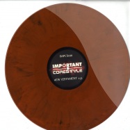 Front View : Various - NEW TESTEAMENT EP (RED BROWN MARBLED VINYL) - Important Corestyle / impcs001
