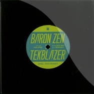 Front View : Baron Zen & Tekblazer - BASS ATTACK / GOOD TIMES (7 INCH) - Astro Dynamics / ad7002