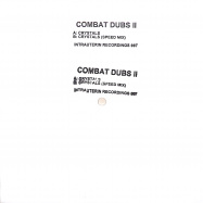 Front View : Combat Dubs - COMBAT DUBS II (LTD 7 INCH, WHITE VINYL) - Intrauterin / INTRAUTERIN007
