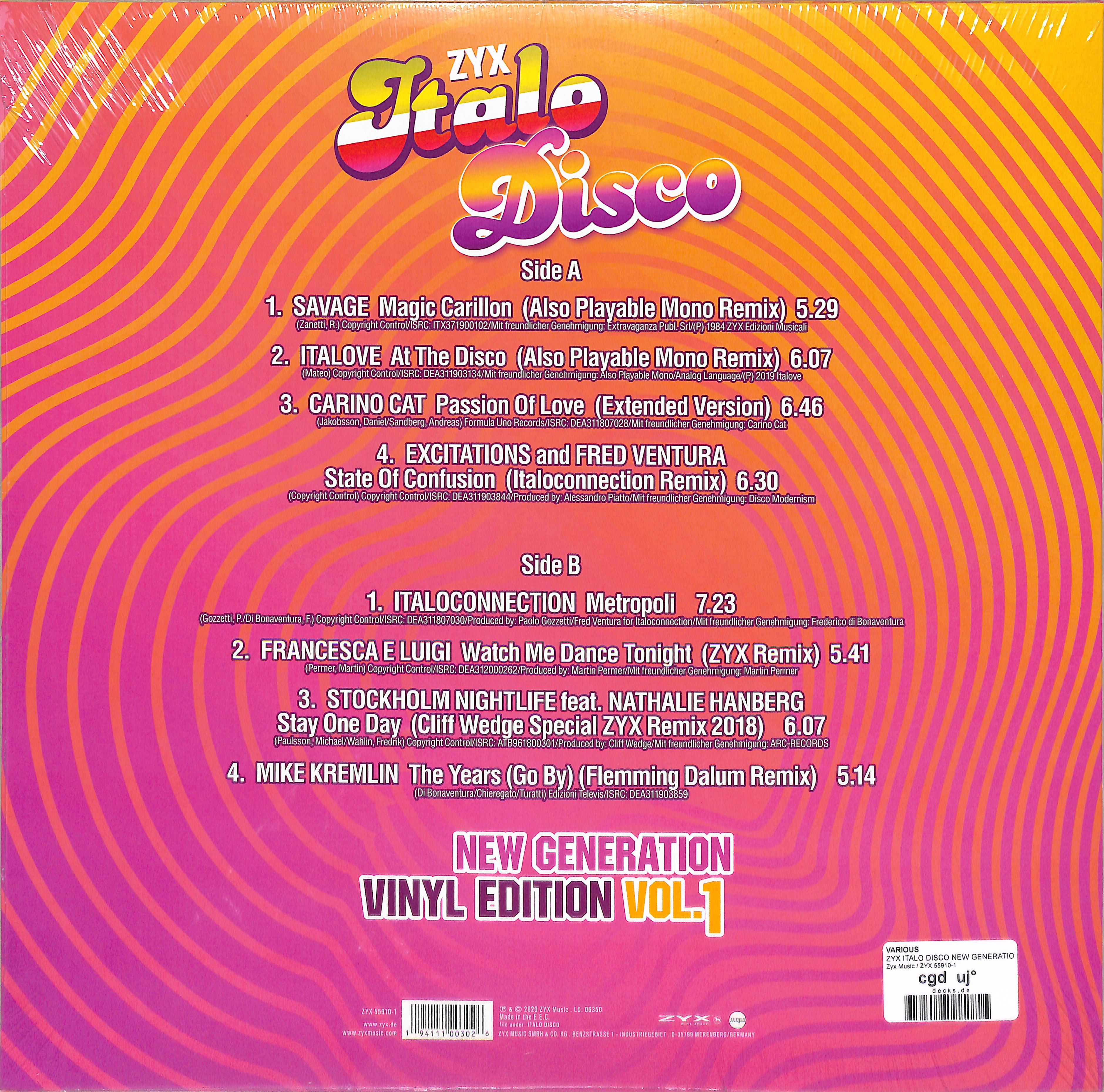 Zyx italo disco new. ZYX Italo Disco New Generation Vol. 11 cd1. Italo Disco New Generation Vol. ZYX Italo Disco New Generation.