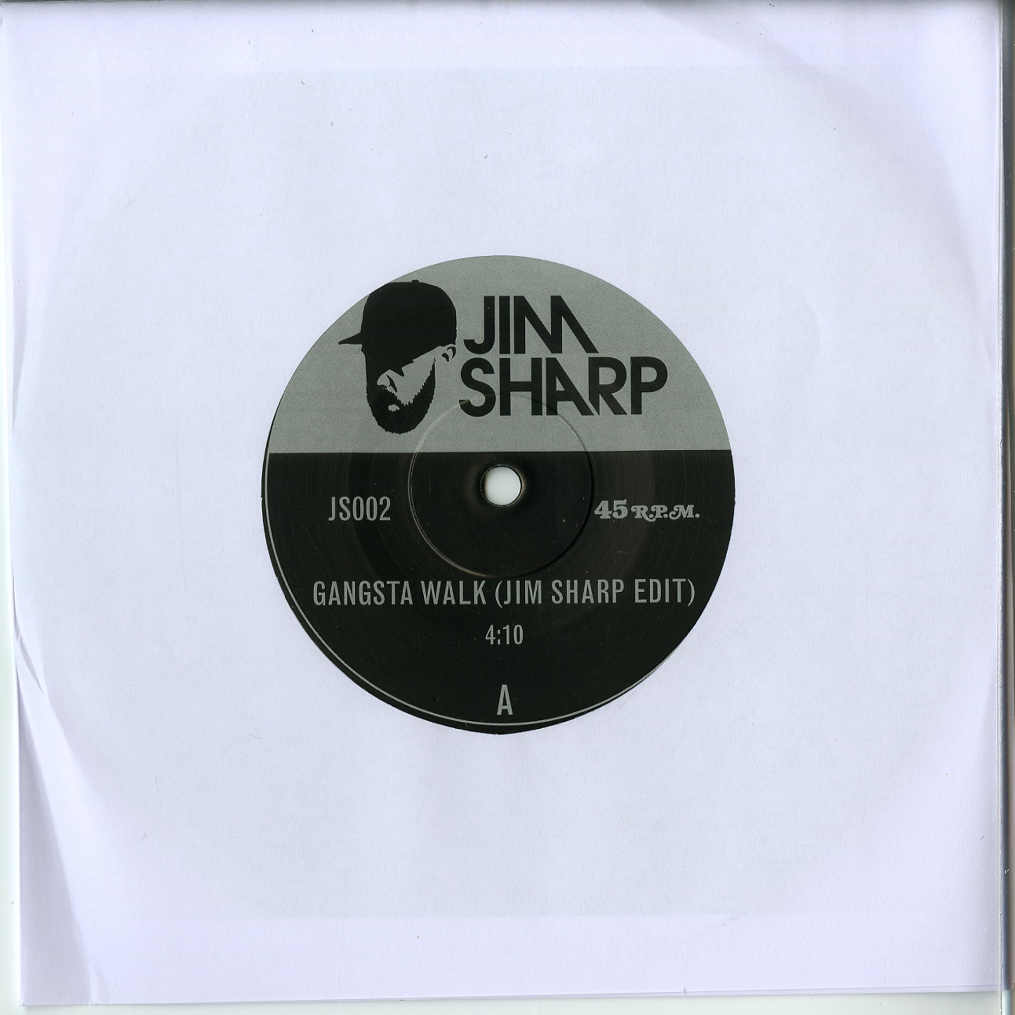 洋楽 JIM SHARP - GANGSTA WALK / CAVE IN Jim Sharp – Gangsta Walk / Cave In – Vinyl (7