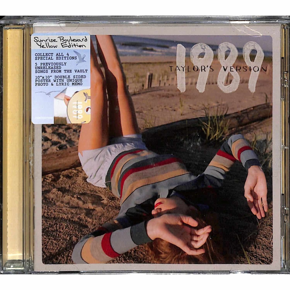 TAYLOR SWIFT 1989 (Taylor's Version) Sunrise Boulevard Yellow Deluxe Edition  CD