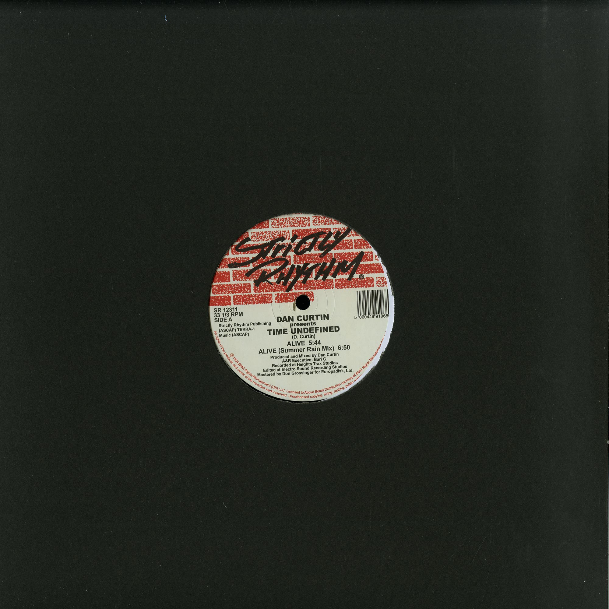 Dan Curtin Presents: Time Undefined - ALIVE / CASCADE