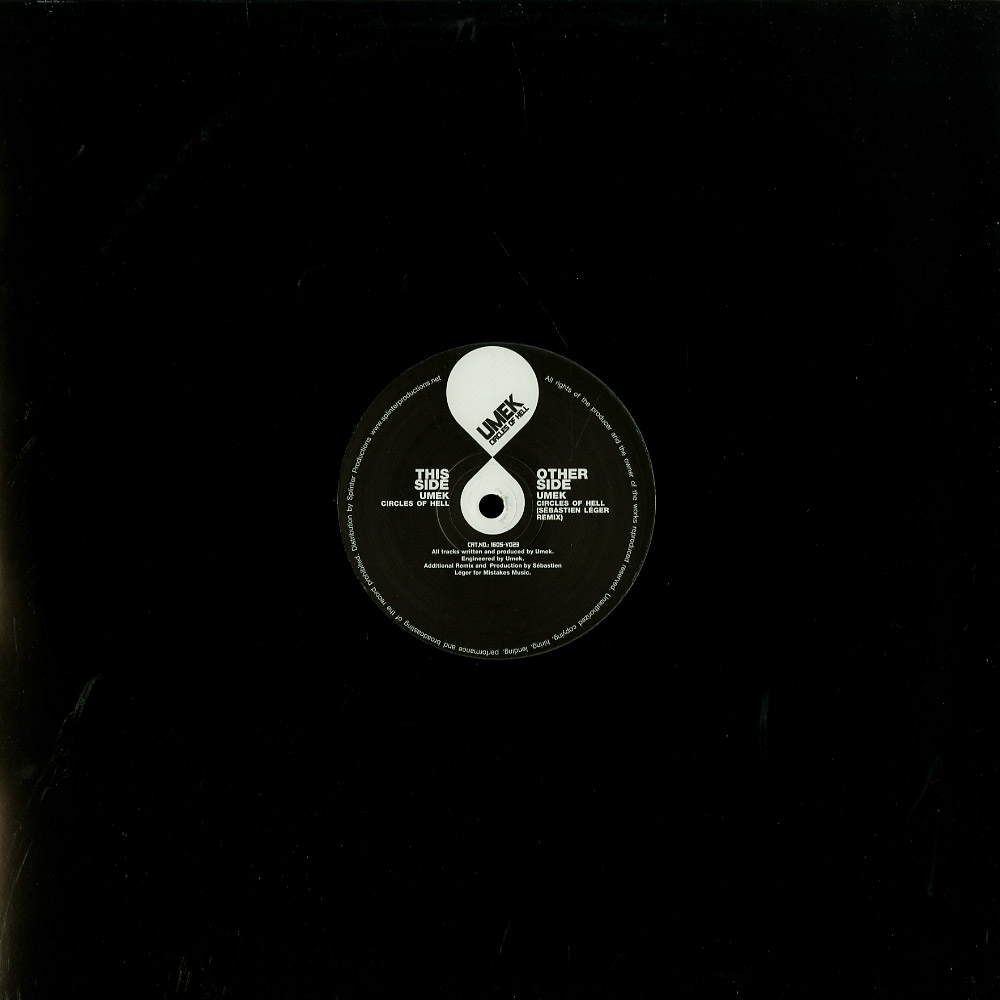 Umek - CIRCLES OF HELL / 1605 Music Therapy / 1605V023 | 12 Inch