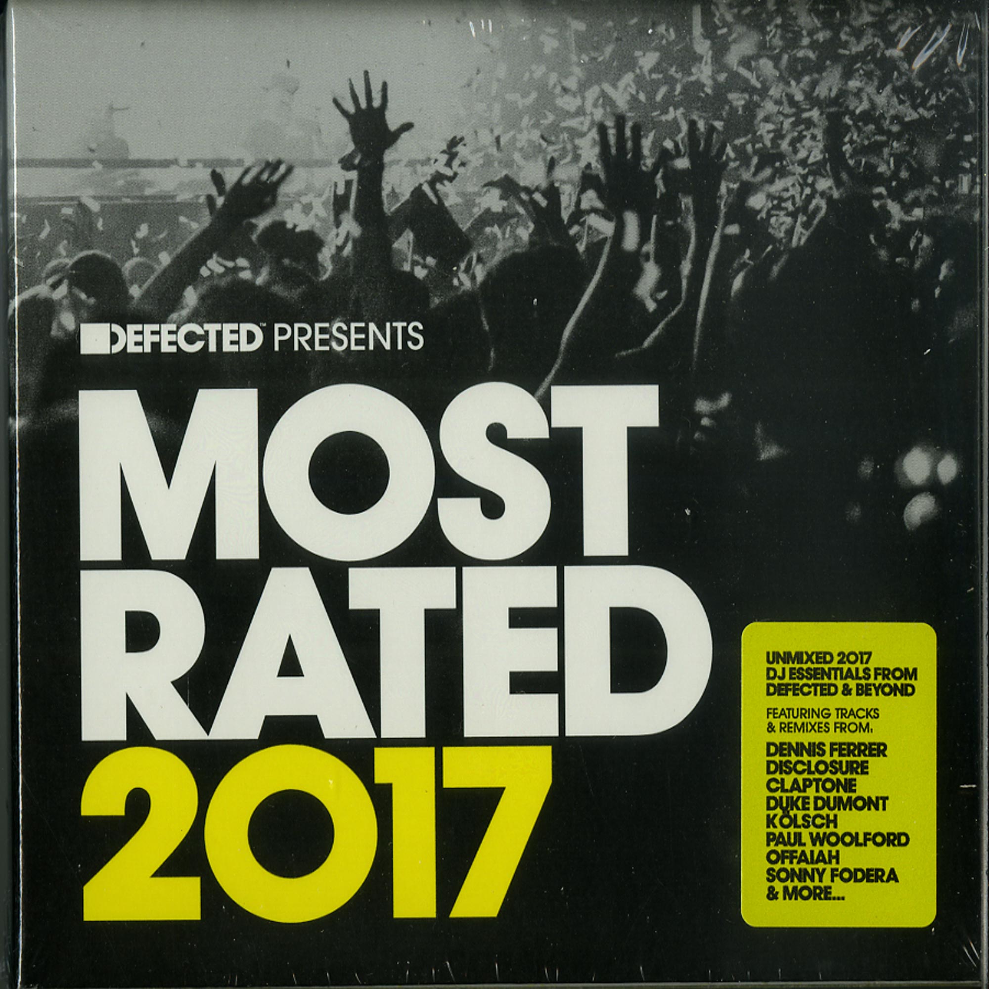 Various Artists - DEFECTED PRESENTS MOST RATED 2017