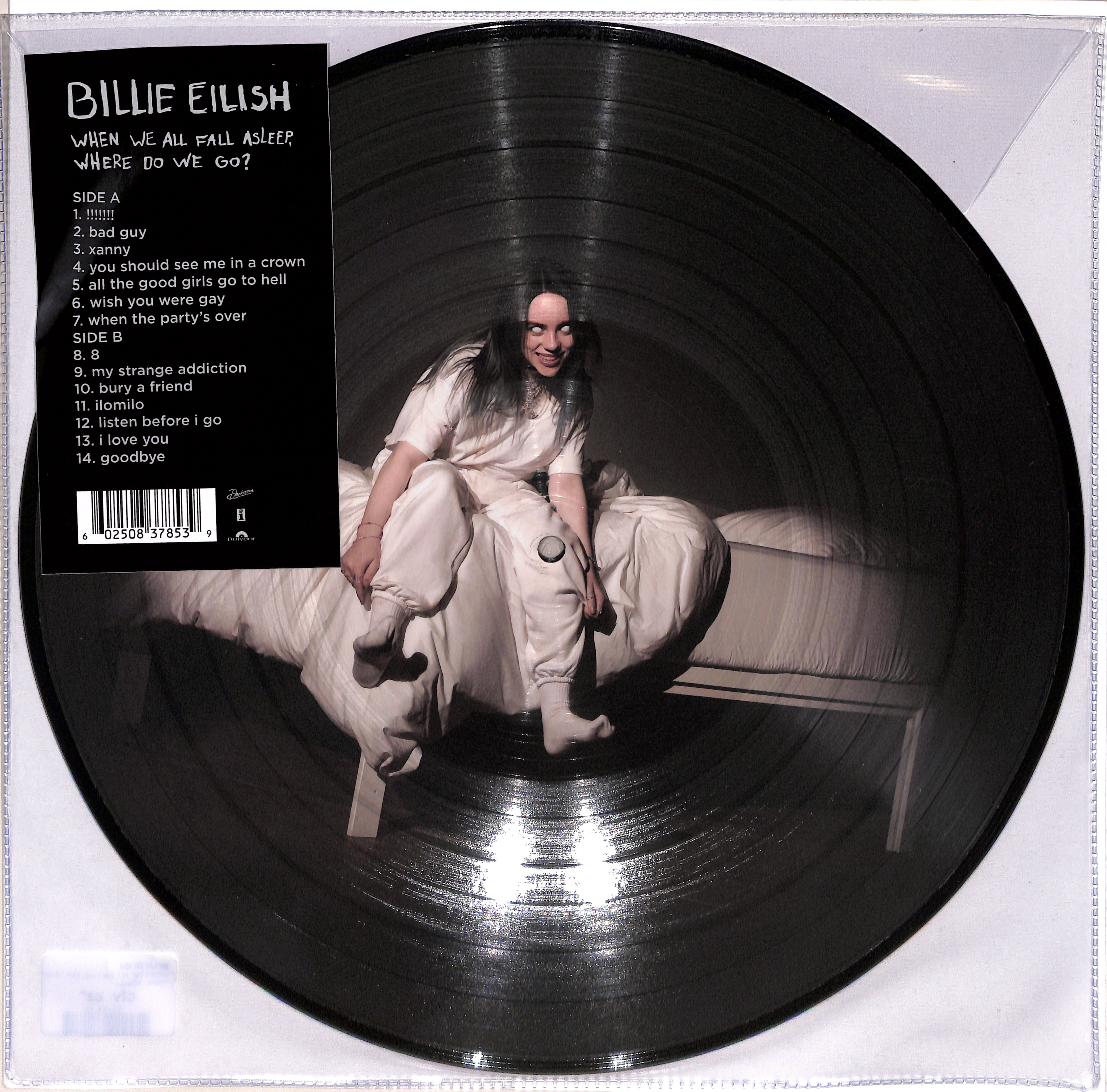 Billie Eilish WHEN WE ALL FALL ASLEEP, WHERE DO WE GO? (LP) Vinyl