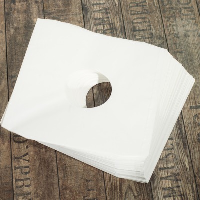 100x LP Innenhuellen Creme mit Eckschnittt