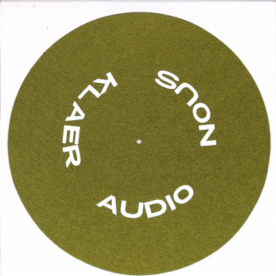 NOUS KLAER AUDIO TEXT SLIPMAT (MOSS GREEN)