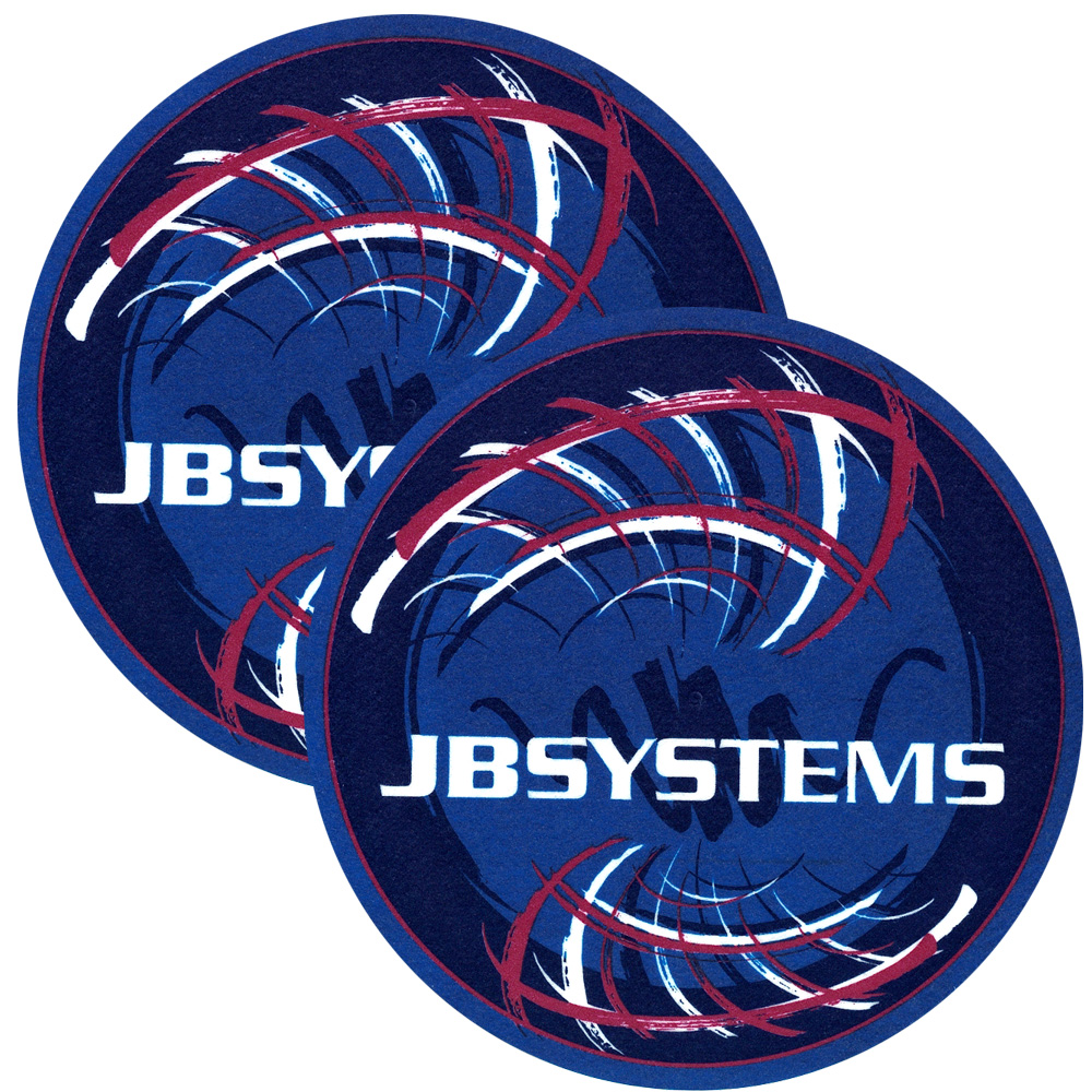 Zubehoer - Slipmat JB Systems Red - Blue 