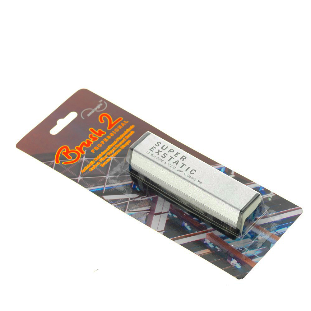 Zubehoer - LP Profi Plattenbuerste Samt / Carbon