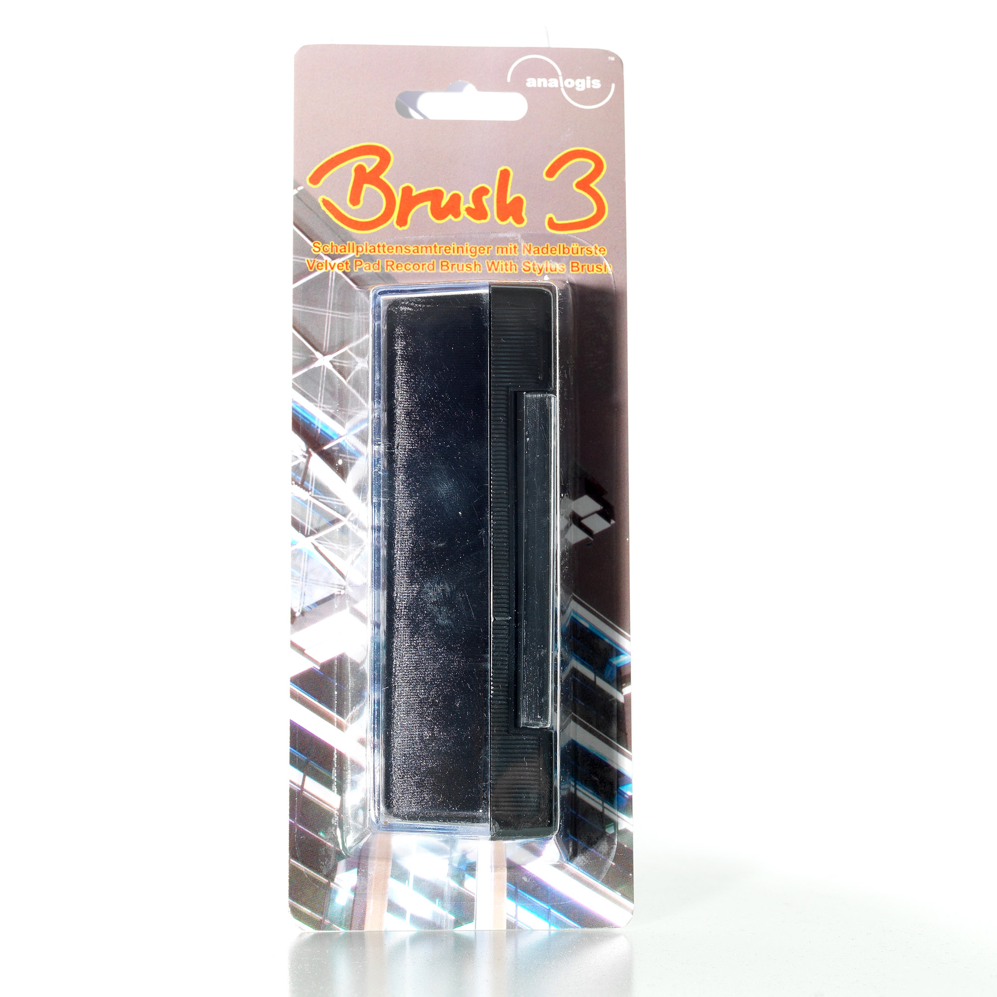Zubehoer - LP Profi Plattenbuerste Samt Inkl. Nadelbuerste
