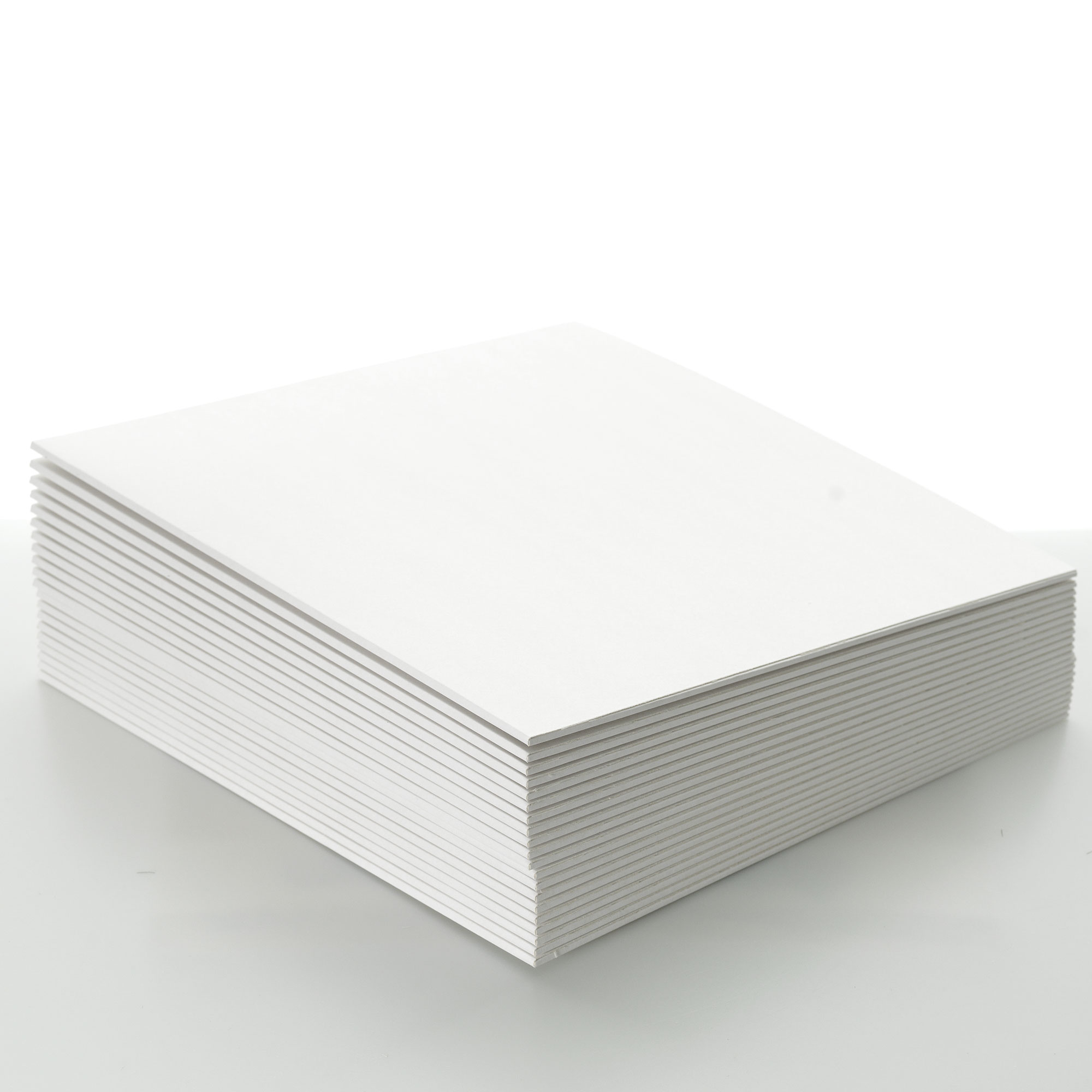 Zubehoer - 20x Inside Out White Vinylleercover ohne Loch Border 3mm