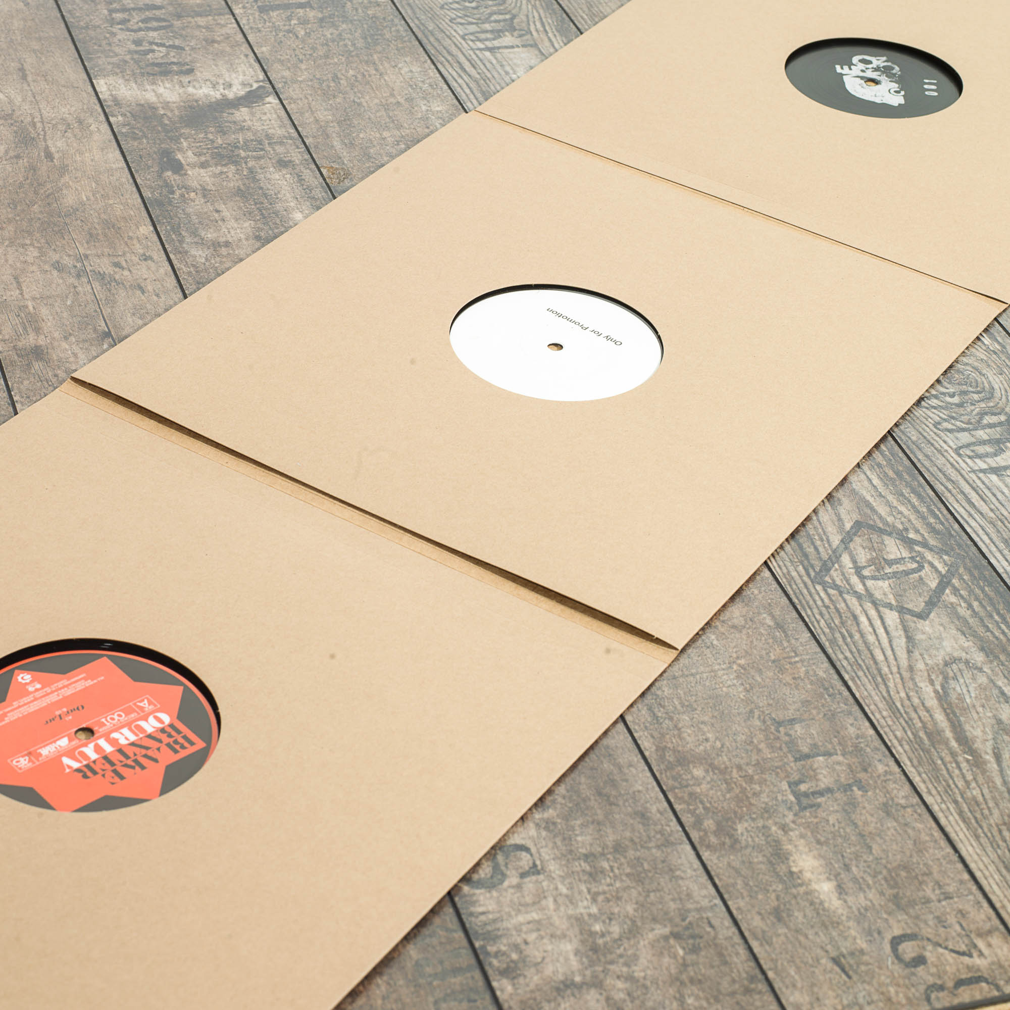 Zubehoer - 1 x Triple Gatefold Vinylleercover mit 3 x Innenloch 