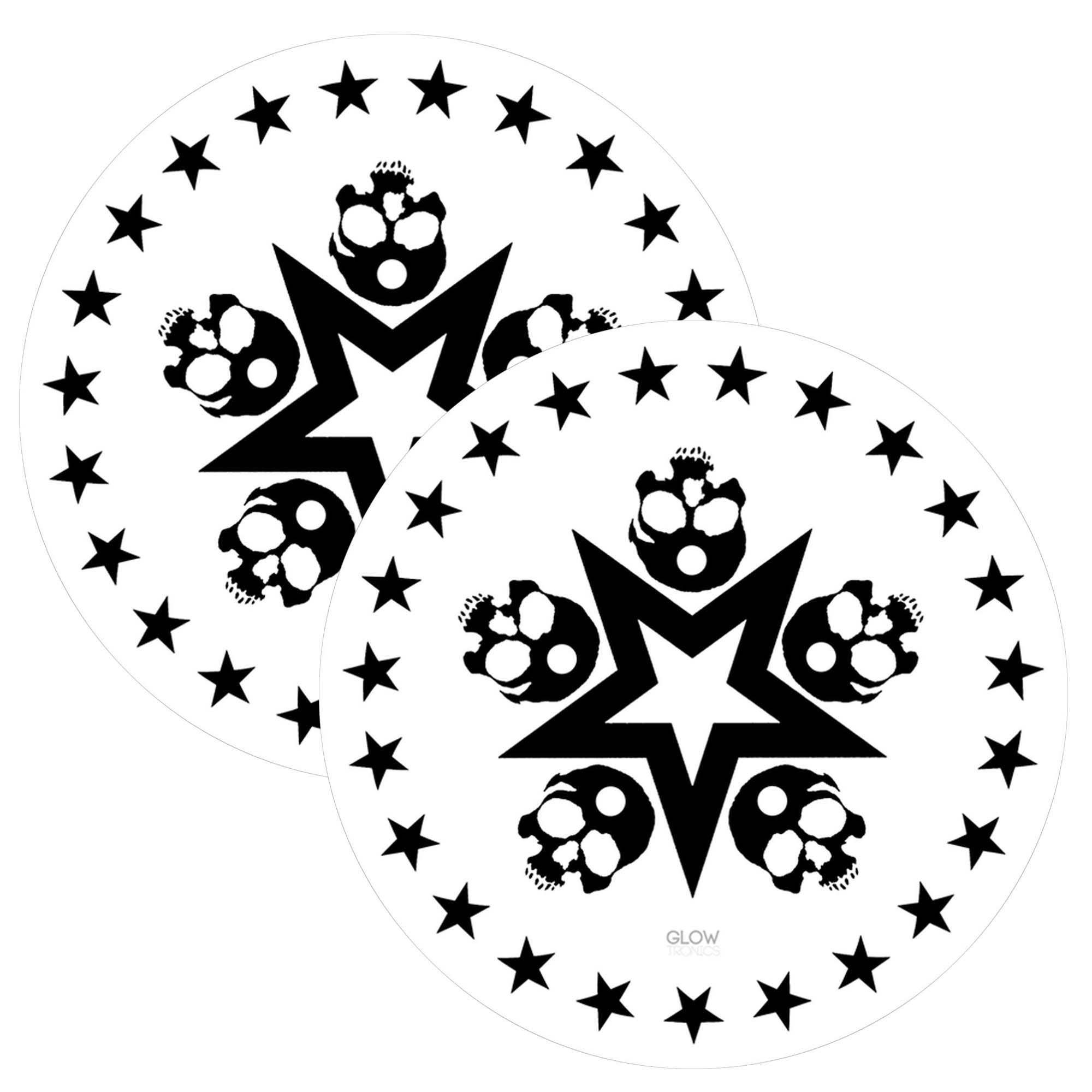 Zubehoer - Slipmats Pair - Skull Star 