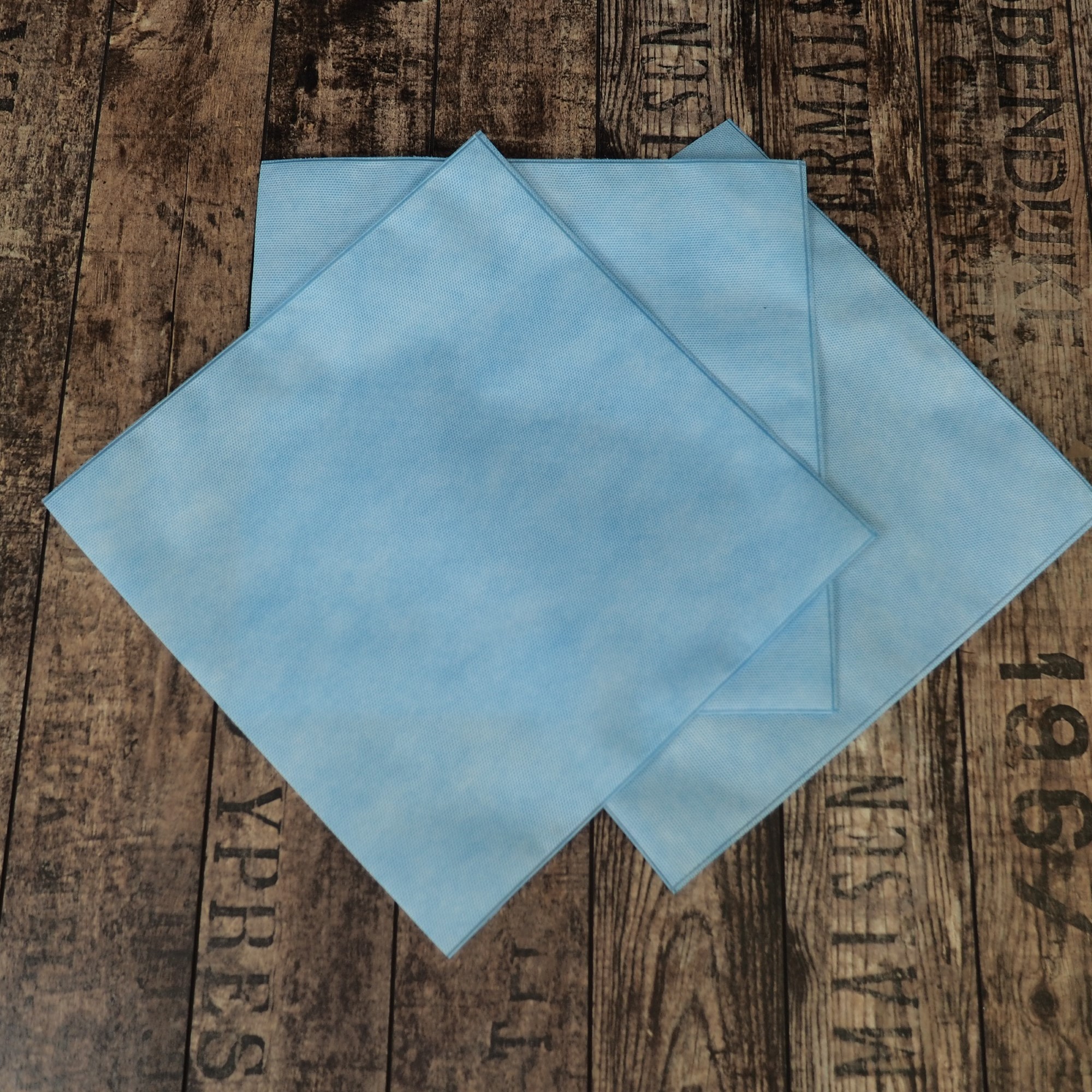 Zubehoer - 3x Soft Sleeve Blau/Weiss ohne Loch 