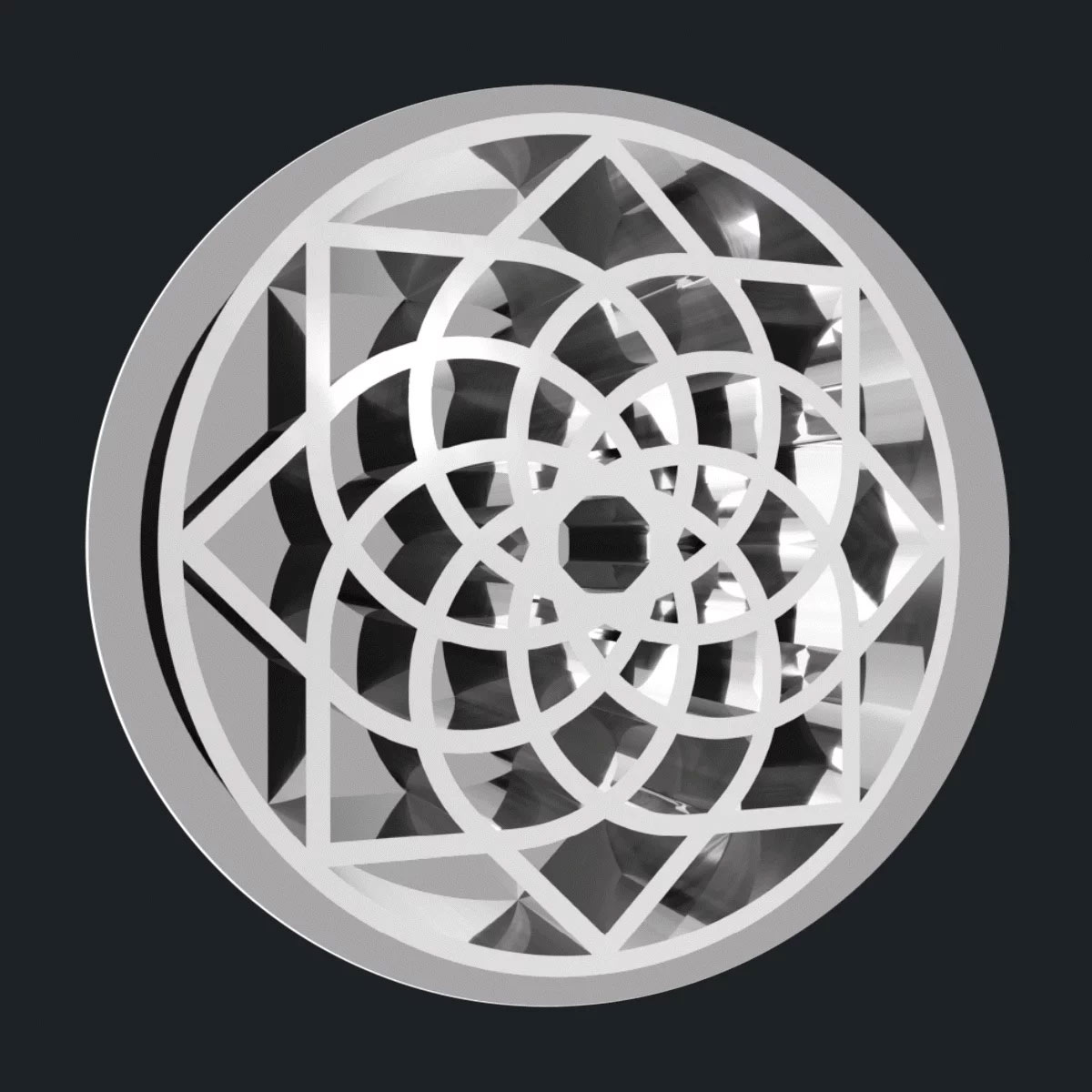 Zubehoer - Slipmat - Yoyaku 10 Years Rosace 
